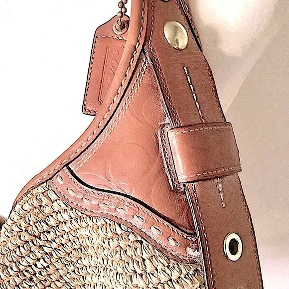 Coach Tan and Brown Hobo Bag - Picture 10 of 16